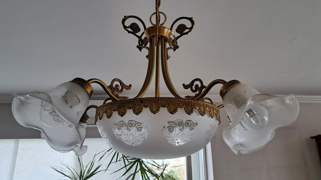 Art-Deco kroonluchter, Huis en Inrichting, Lampen | Kroonluchters, Ophalen