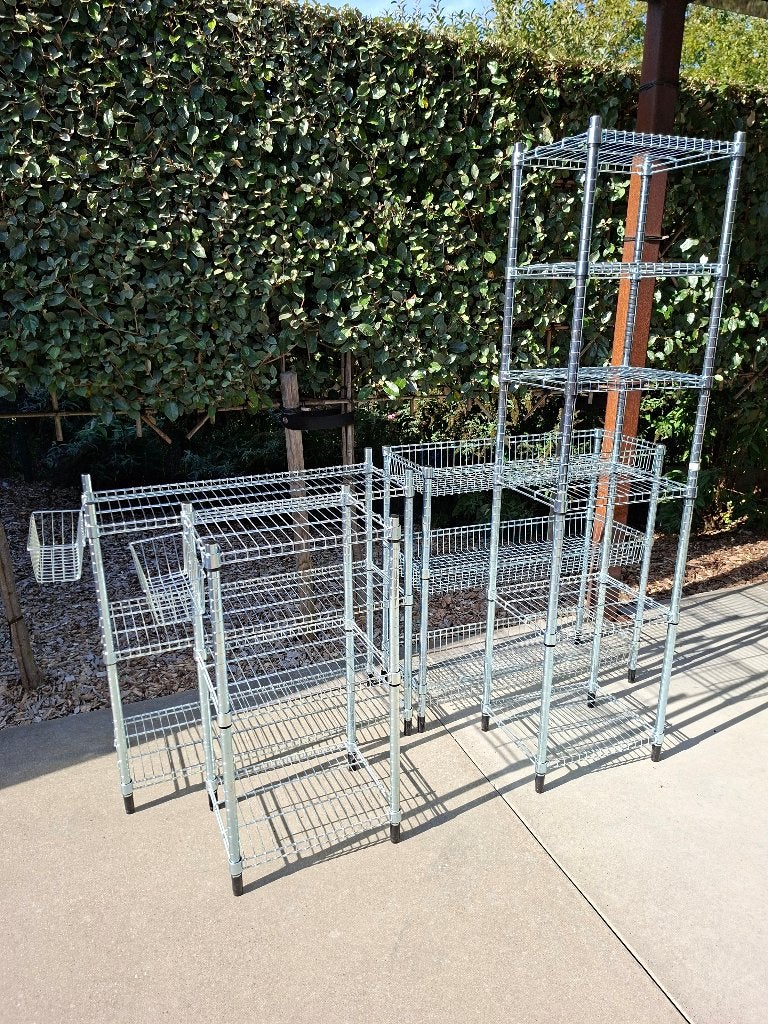 Metalen rekjes IKEA OMAR (set van 6), Ophalen, Gebruikt