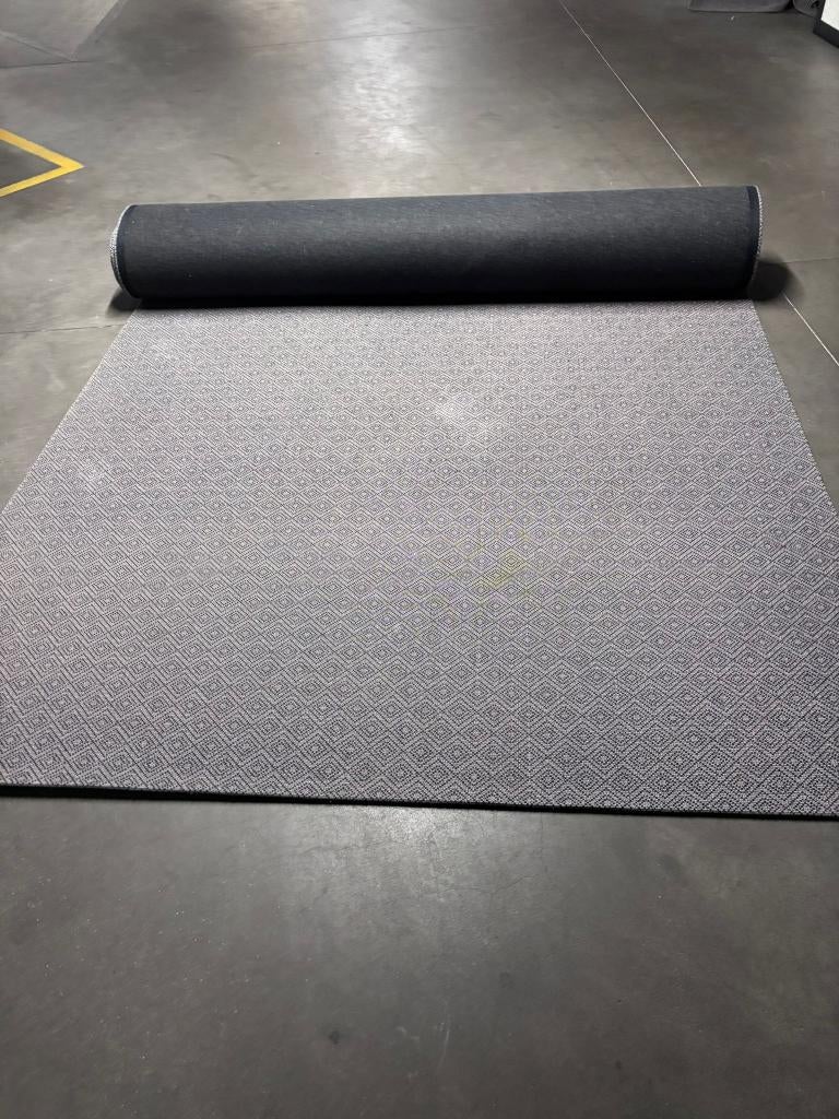 Tapis Louis De Poortere d'exposition en pur laine, 100 à 150 cm, 200 cm ou plus, Gris, Comme neuf