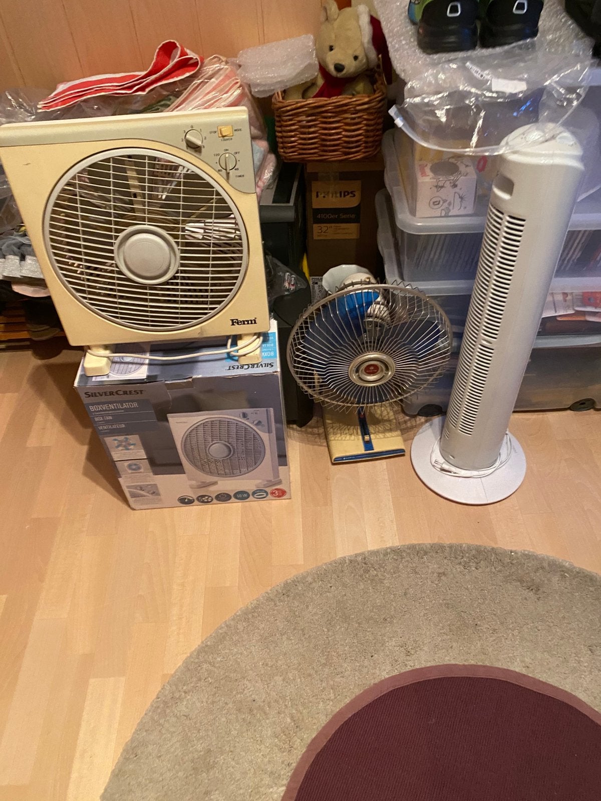 Ventilators en mobiele airco, Ophalen, Zo goed als nieuw