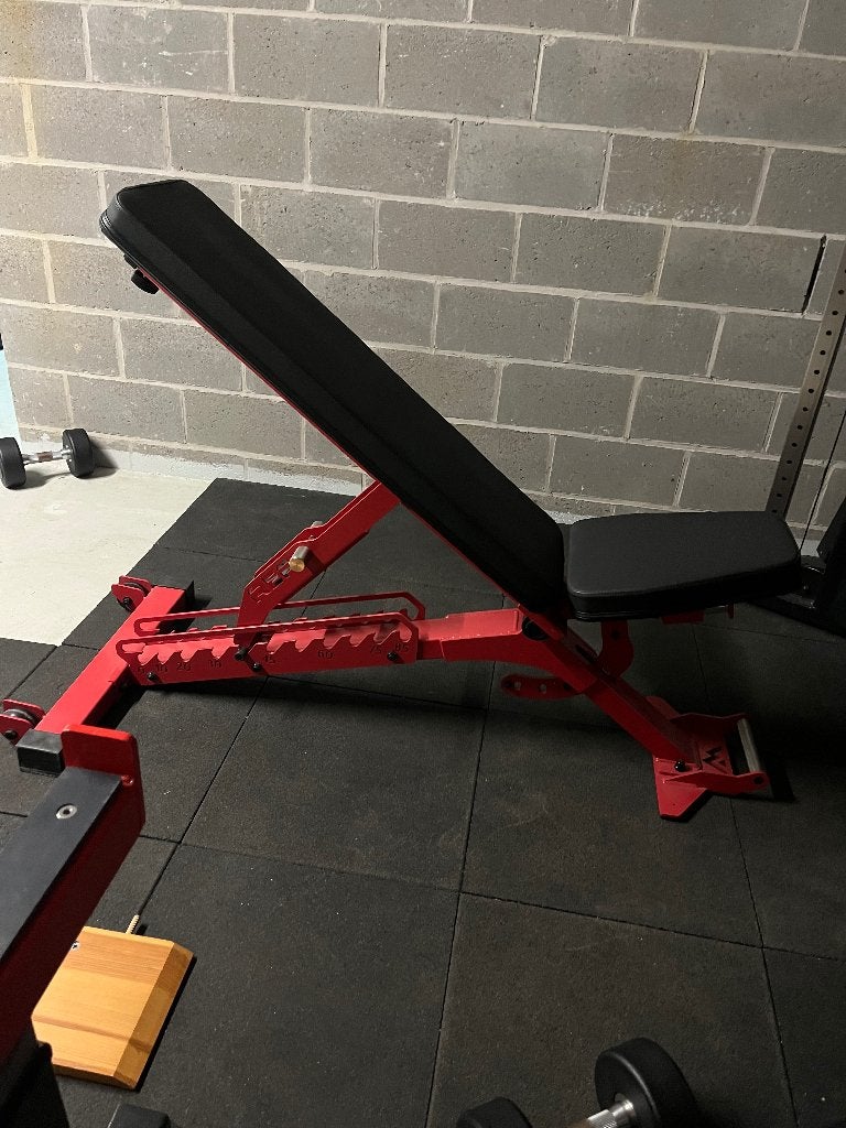 Rep fitnessbank, Sport en Fitness, Fitnessmaterialen, Ophalen, Zo goed als nieuw, Benen, Fitnessbank