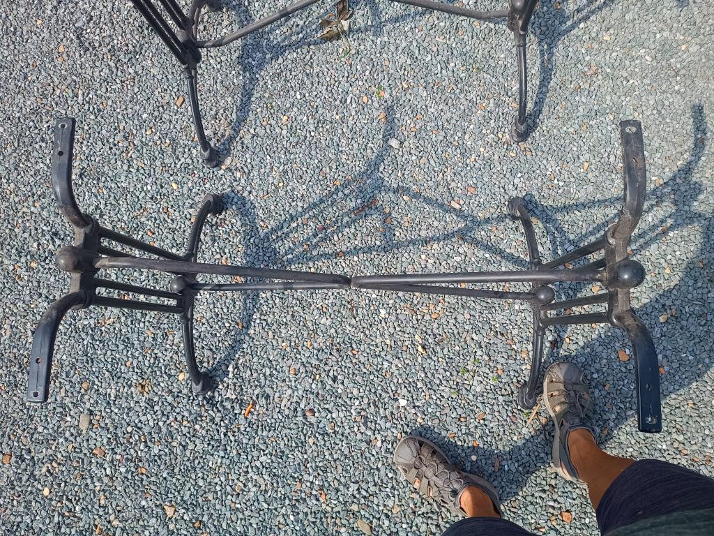 Onderstel Tafel Gietijzer, Pied de table, 50 à 100 cm, Enlèvement, Utilisé