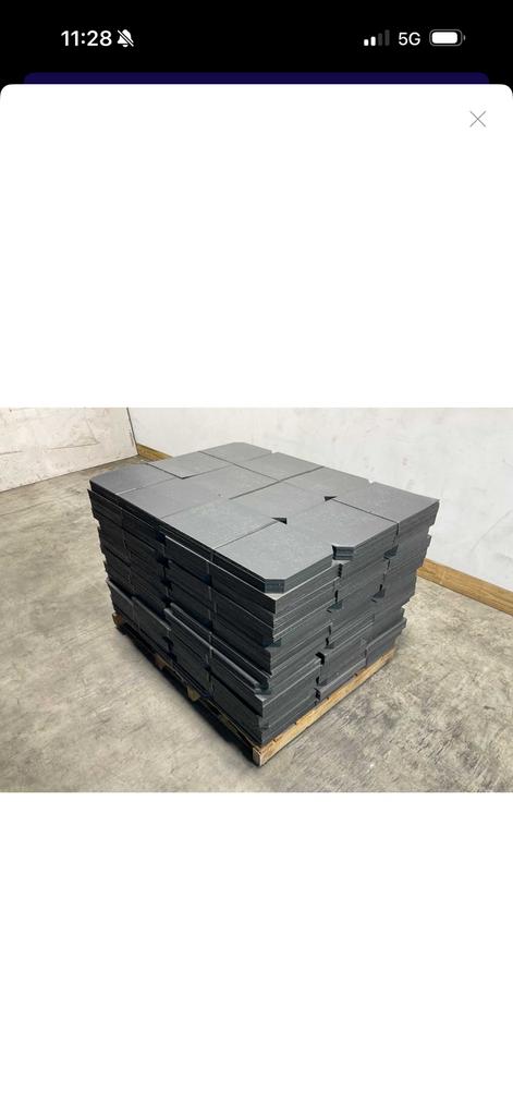 Ardoise de cèdre - classe feu A2 GRIS FONCÉ -60x32cm(1008)pc, Bricolage & Construction, Tuiles & Revêtements de toit, Gris, Enlèvement ou Envoi