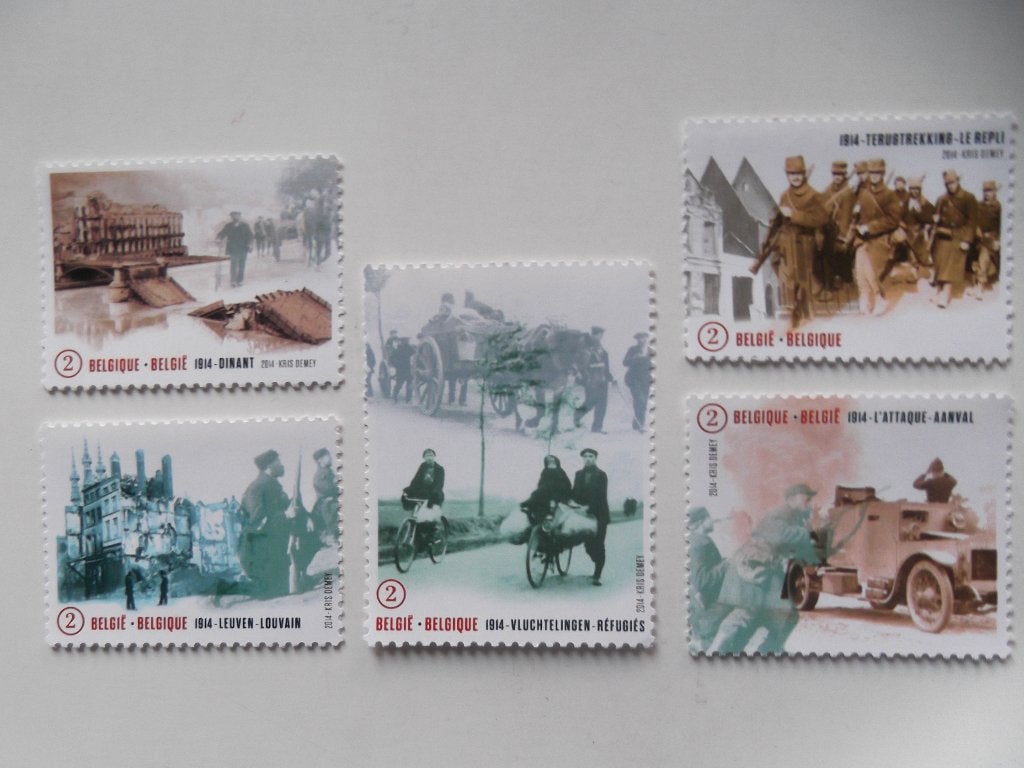 4447-4451 Oorlog - Guerre MNH, Enlèvement ou Envoi, Non oblitéré, Timbre-poste
