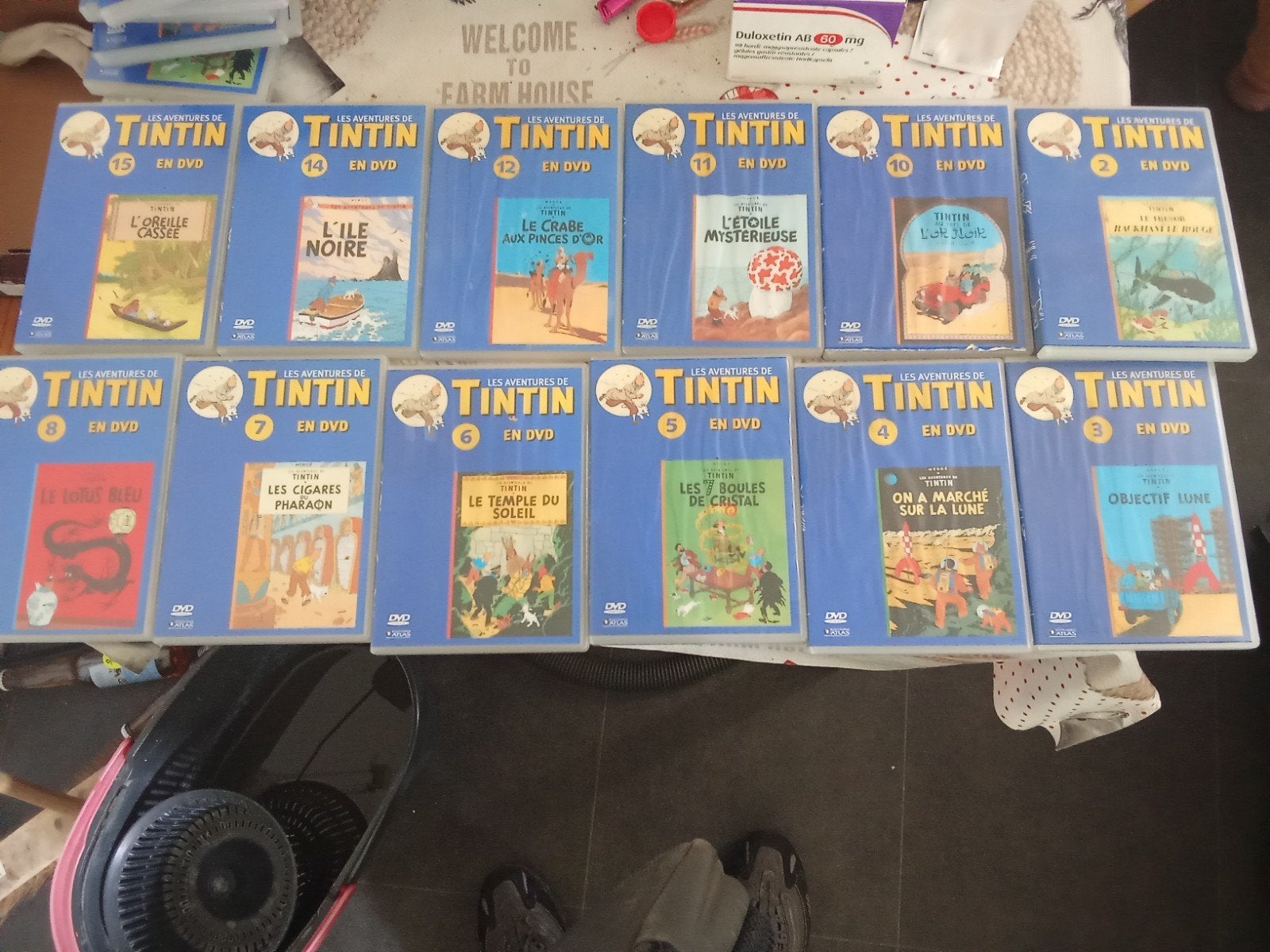 Kuifje dvd-collectie 19 dvd's en 2 strouf, Verzamelen, Ophalen, Zo goed als nieuw