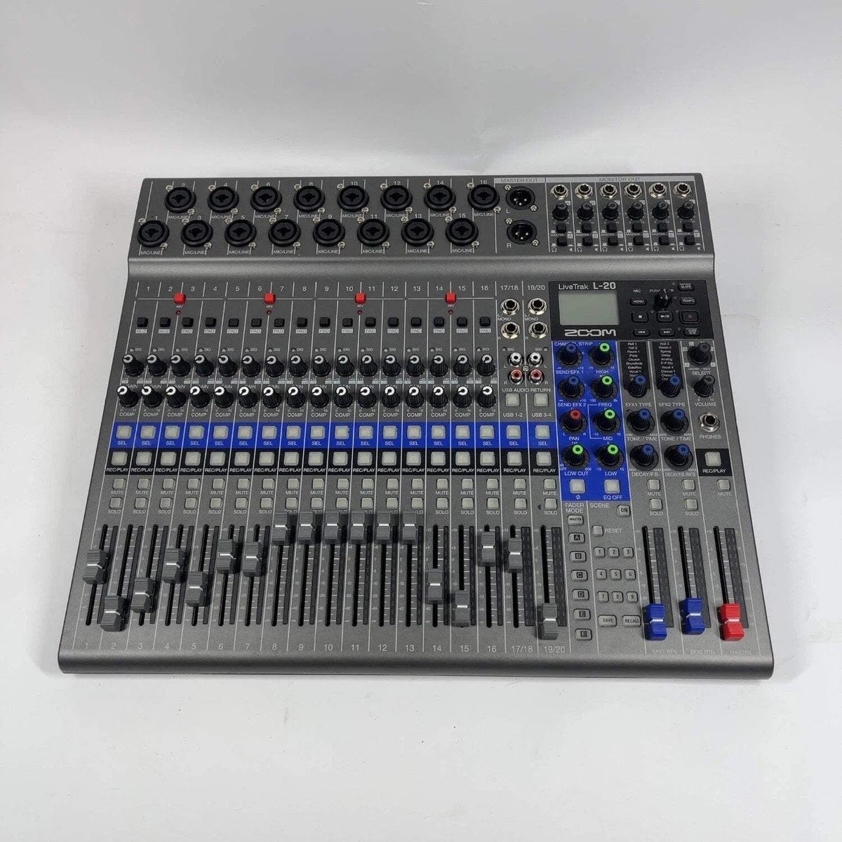 Mixeur Zoom Livetrak L20, Enlèvement ou Envoi, Comme neuf, 10 à 20 canaux, Entrée micro