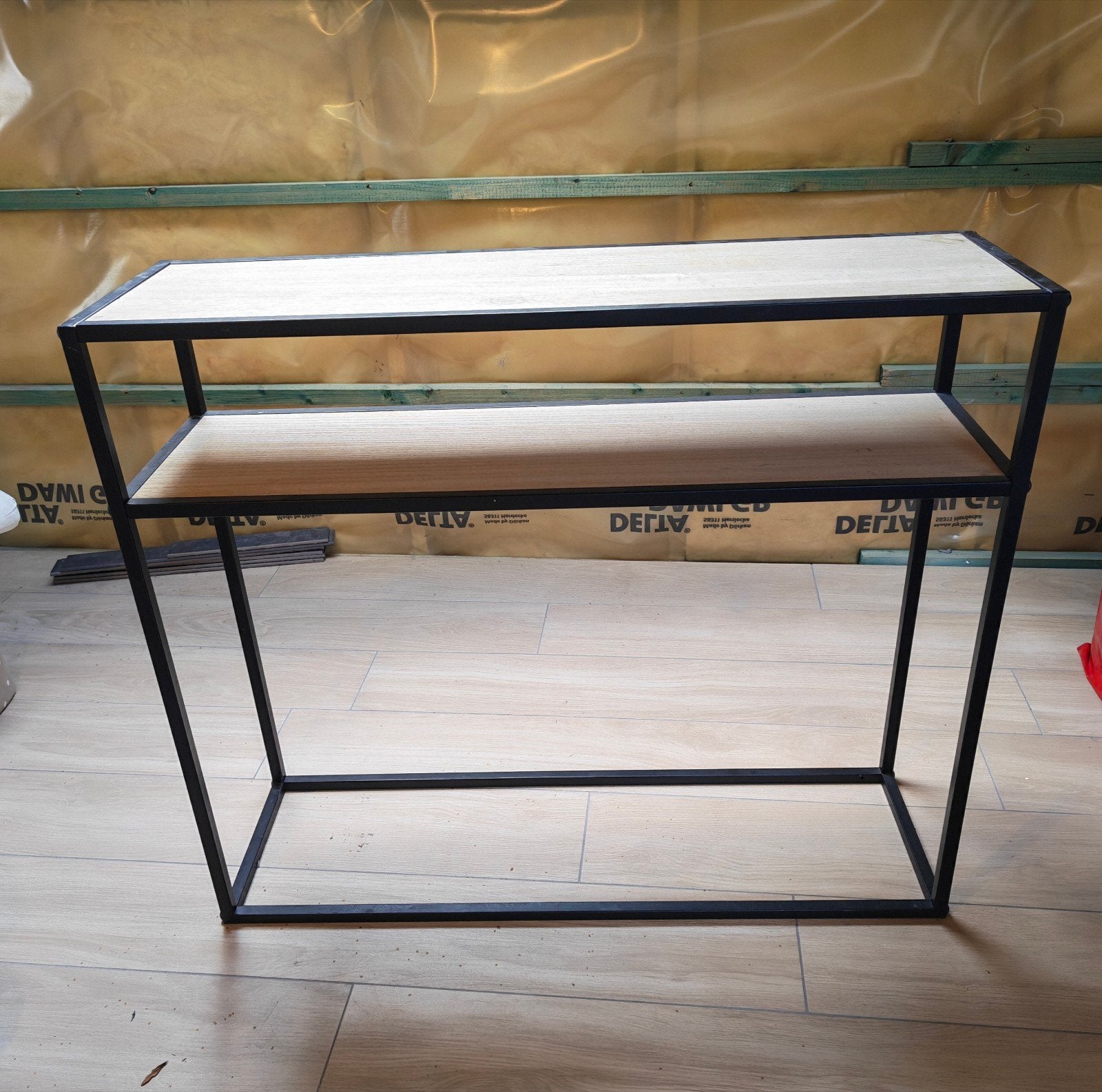 Meuble console métal/bois, Enlèvement, Utilisé, Métal