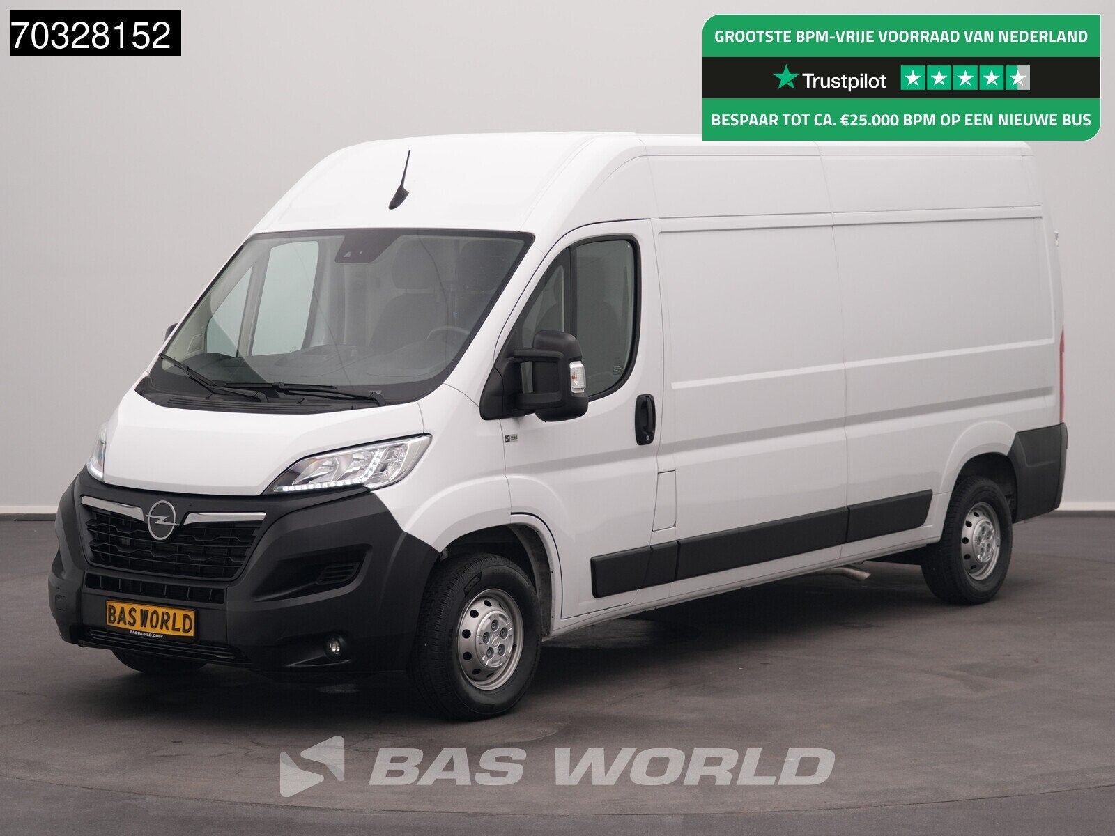 Opel Movano 140PK L3H2 LED Navi Airco Cruise Camera Parkeers, Stof, Gebruikt, Euro 6, 4 cilinders