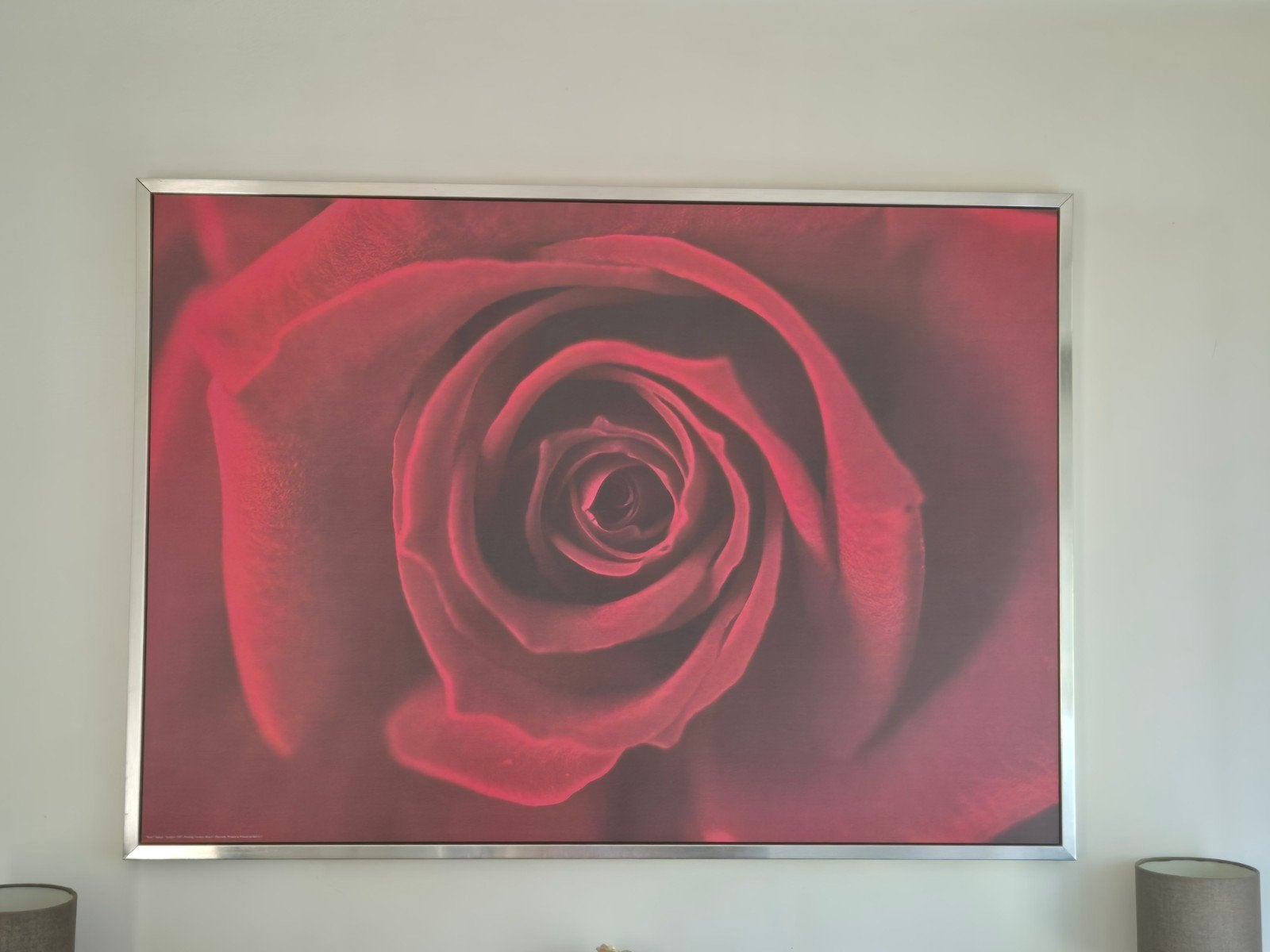 grand cadre rose ikea, Maison & Meubles, Enlèvement, Rose