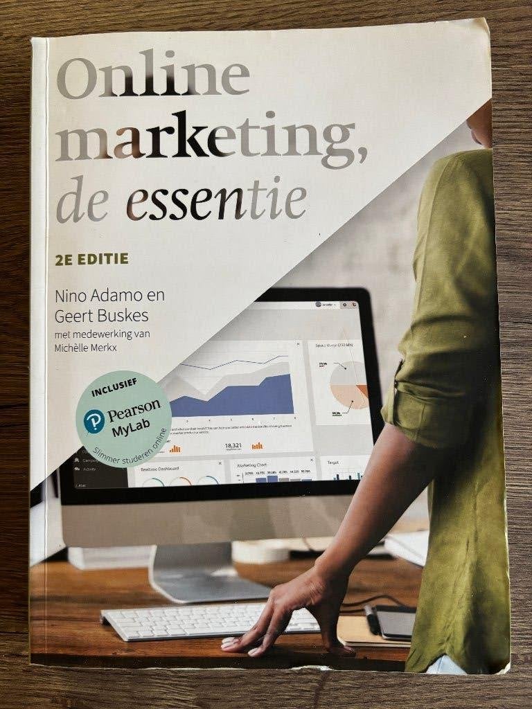 Online marketing, de essentie - 2e editie met MyLab, Enlèvement ou Envoi, Comme neuf, Économie et Marketing, Nino Adamo; Geert Buskes