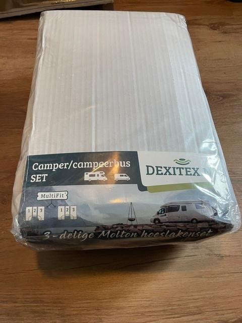 Dexitex Molton set camper twin bedden 3-delig, Ophalen of Verzenden, Nieuw