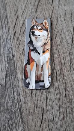 Alaskan Malamute magnetic bookmark, Enlèvement ou Envoi, Neuf, Animal