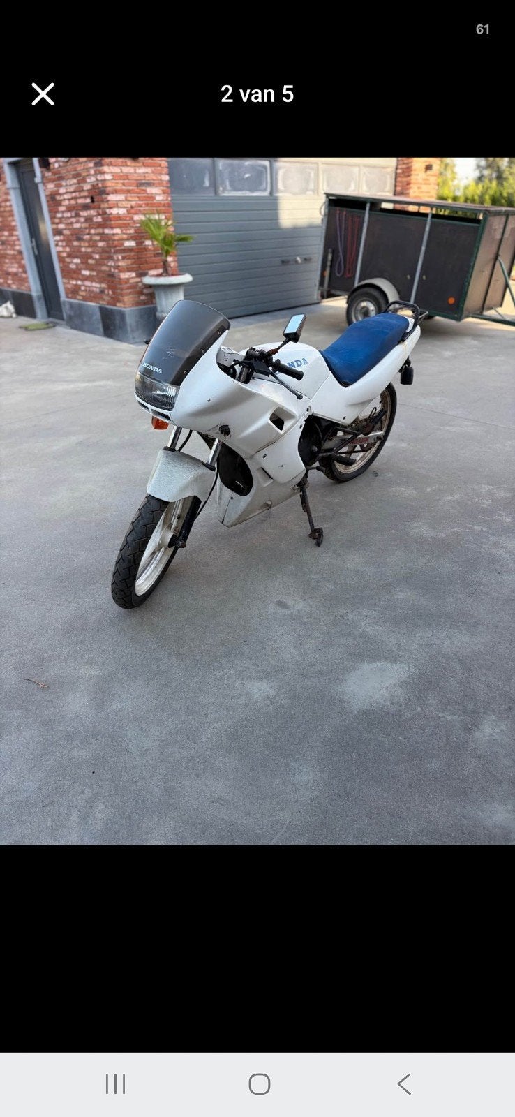 honda nsr50, Enlèvement