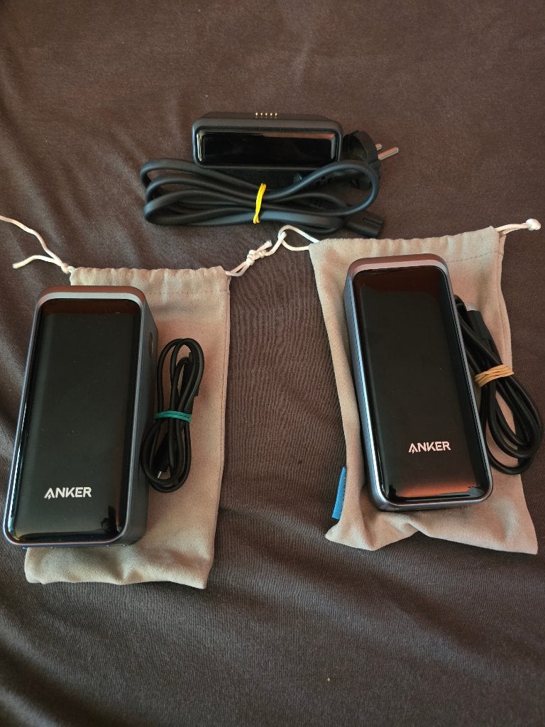 Anker Prime Powerbank set 20K mAh + 12K mAh + 100W station, Ophalen, Gebruikt, Anker