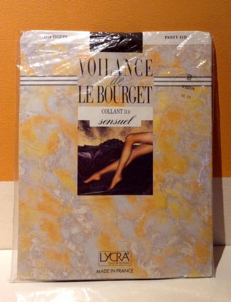 Collants vintage Le Bourget Voilance 11D-Neuf - T.2/M, Neuf, Enlèvement ou Envoi, Taille 40/42 (M), Beige