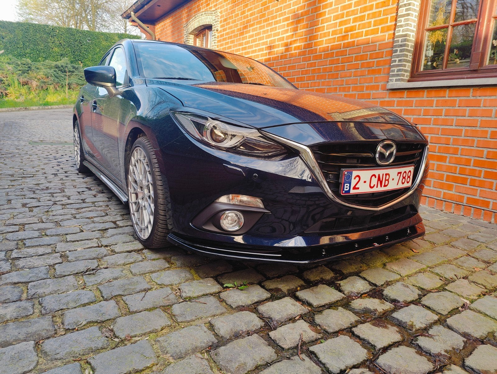 Mazda 3, Voorwielaandrijving, Stof, Zwart, Blauw