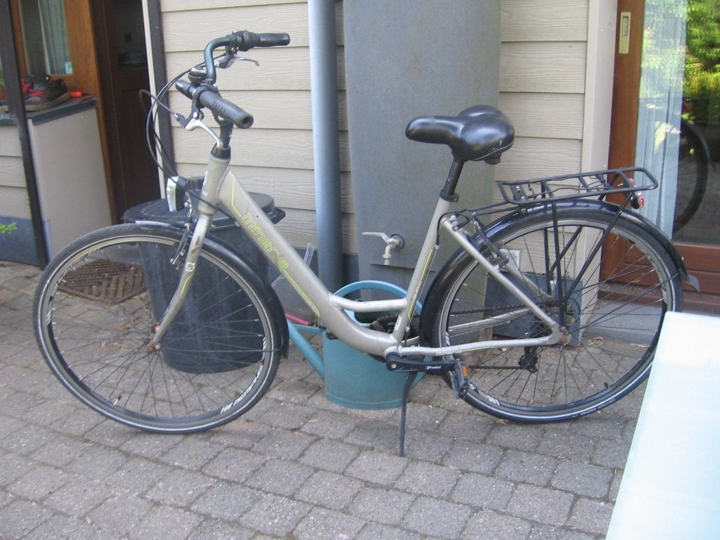 28 inch aluminium Minerva damesfiets 7 versnellingen, Gebruikt, Velgrem, Versnellingen, 50 tot 53 cm
