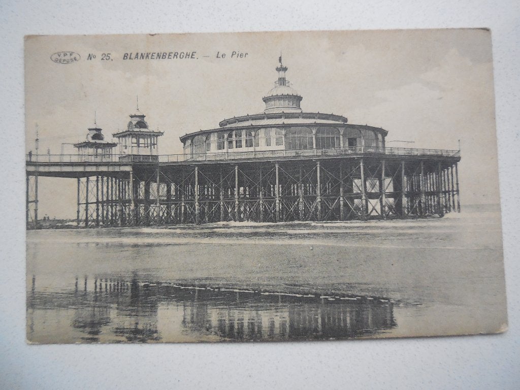 postkaart Blankenberge Pier, Verzamelen, Ophalen of Verzenden, Voor 1920, Ongelopen, West-Vlaanderen