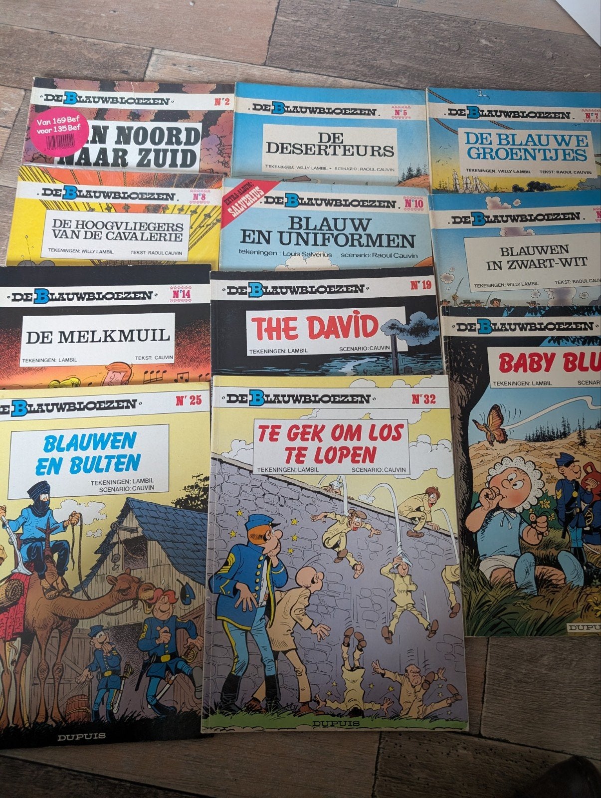 16 strips de blauwbloezen, Boeken, Ophalen of Verzenden, Gelezen