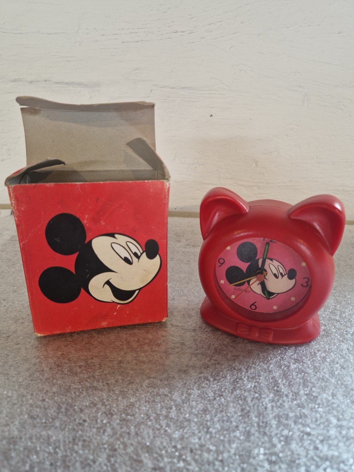 Retro Mickey Mouse wekkertje, Ophalen of Verzenden, Mickey Mouse