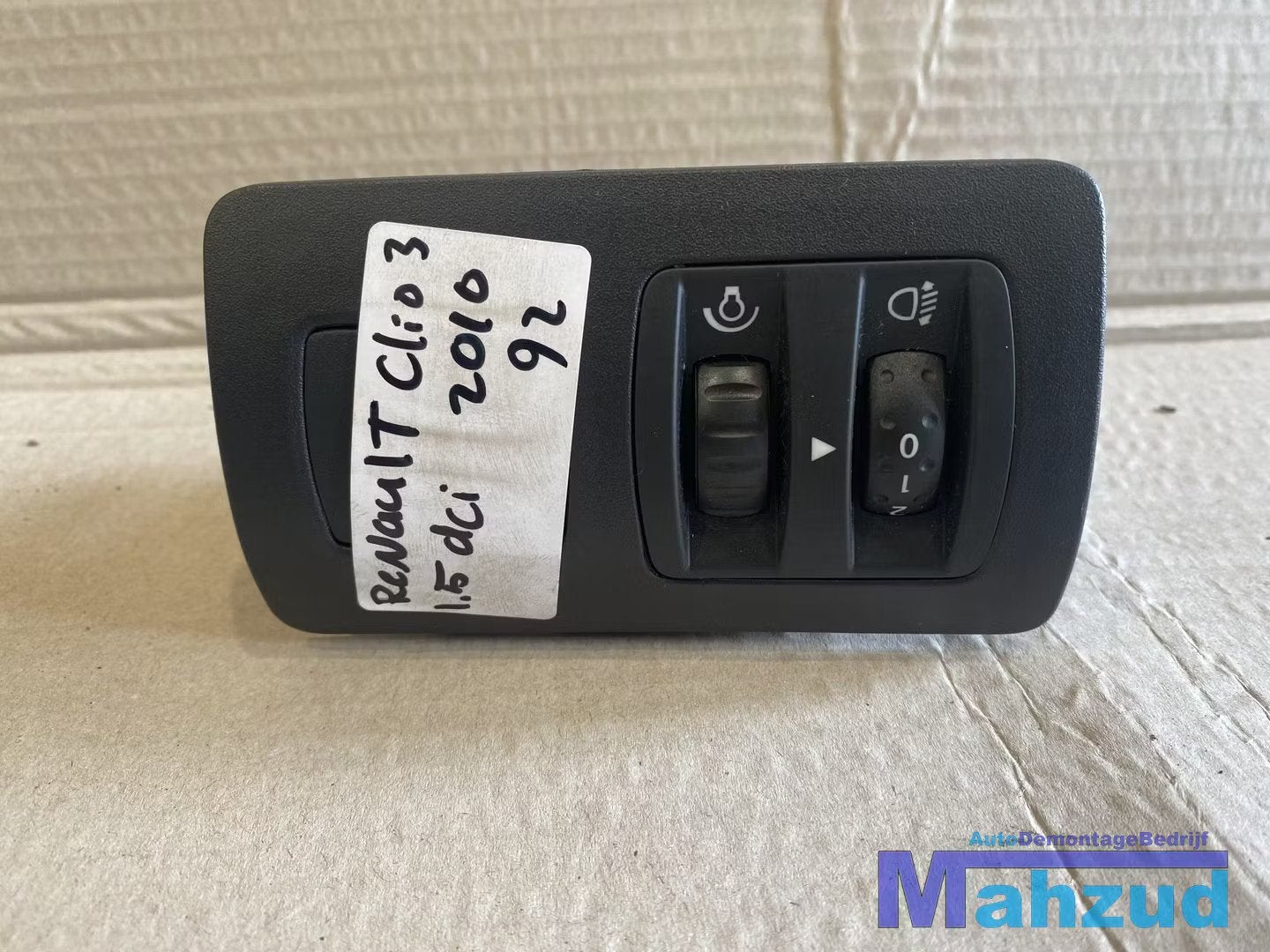RENAULT CLIO 3 Koplampregeling koplamp hoogte schakelaar, Renault Group, Contact.group@renault.com, Renault, Utilisé