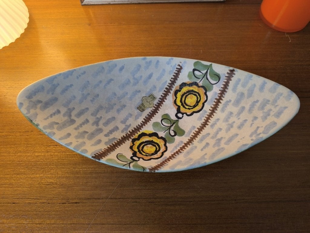 Jasba Keramik vintage shuttlebeker (West-Duitsland), Antiek en Kunst, Antiek | Keramiek en Aardewerk, Ophalen of Verzenden