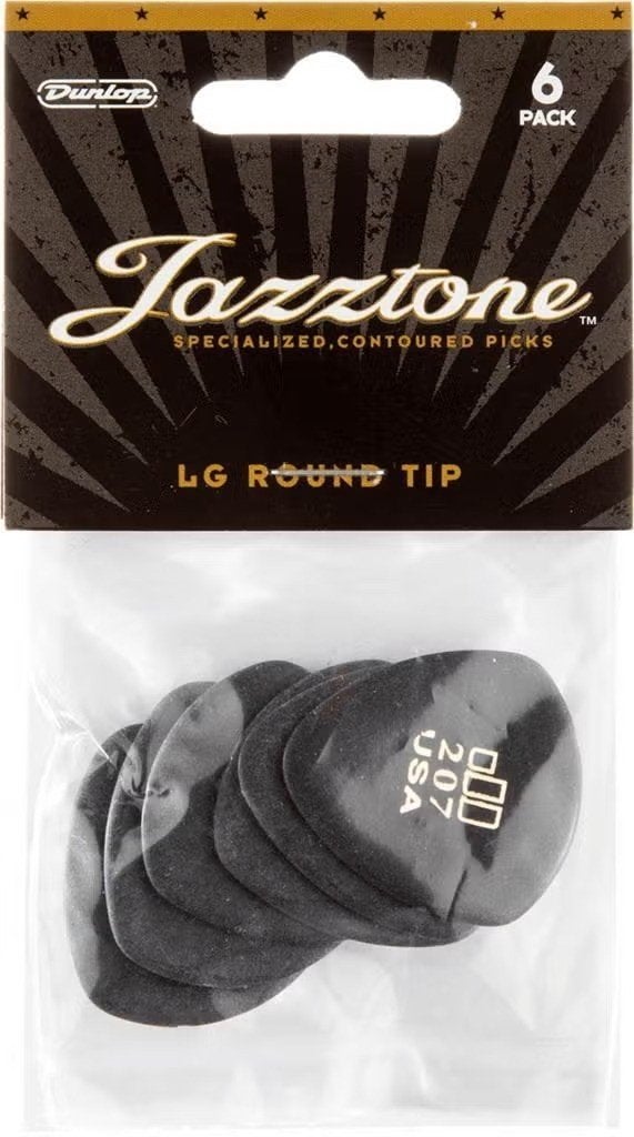 Jim Dunlop 477P207 JD Jazztone 207 plectrum 2.00 mm 6-pack, Musique & Instruments, Enlèvement ou Envoi, Neuf, Autres instruments