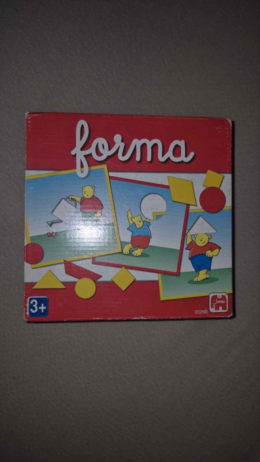 Jeu éducatif "Forma" - Jumbo (3+) - Apprentissage des formes, 1 ou 2 joueurs, Enlèvement ou Envoi, Utilisé, Jumbo