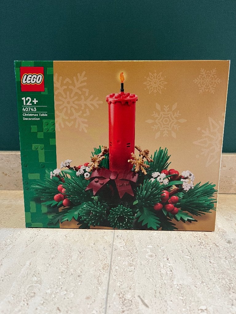 LEGO Season 40743 Christmas Table Decoration, Neuf, Lego, Ensemble complet, Complet
