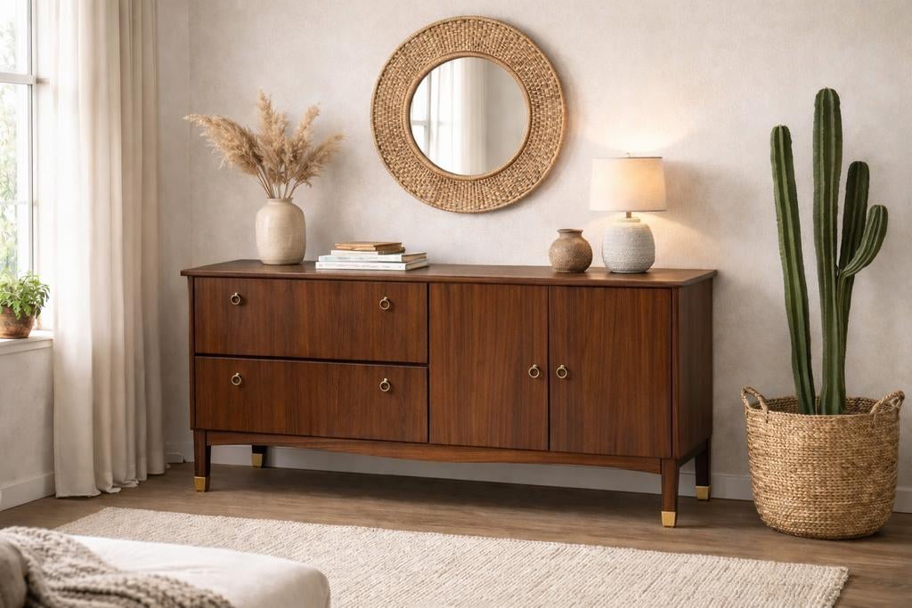 Mooie vintage dressoir/kast/ladenkast, Huis en Inrichting, Kasten | Dressoirs, Ophalen