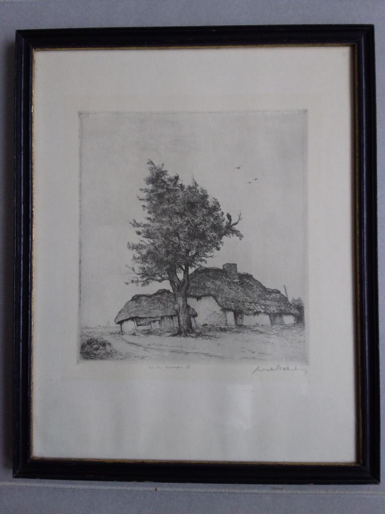 Offsetlithografieën, gravures en aquarellen Dirk Baksteen, Enlèvement