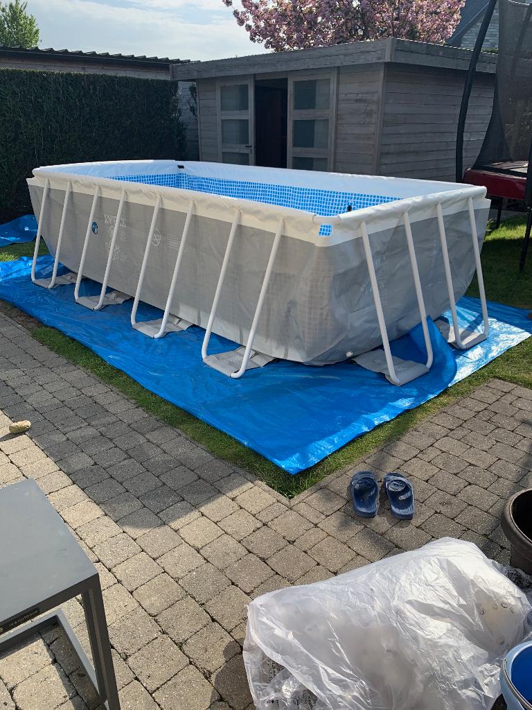 Intex zwembad, Enlèvement, Utilisé, 80 à 120 cm, Rectangulaire