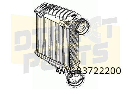 Passat / Superb (1.8T) interkoeler (+sensorgat 12mm) OES! 3B, Neuf, -, Skoda, -