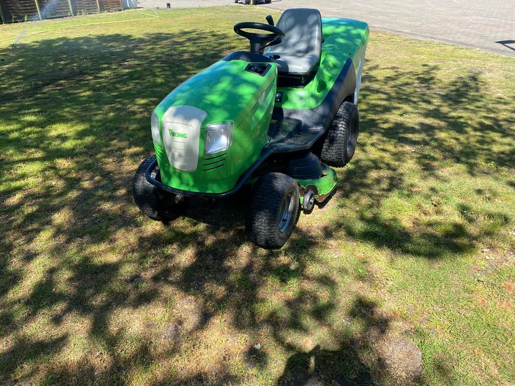 Viking zitmaaier, Tuin en Terras, Ophalen, Gebruikt, Opvangbak
