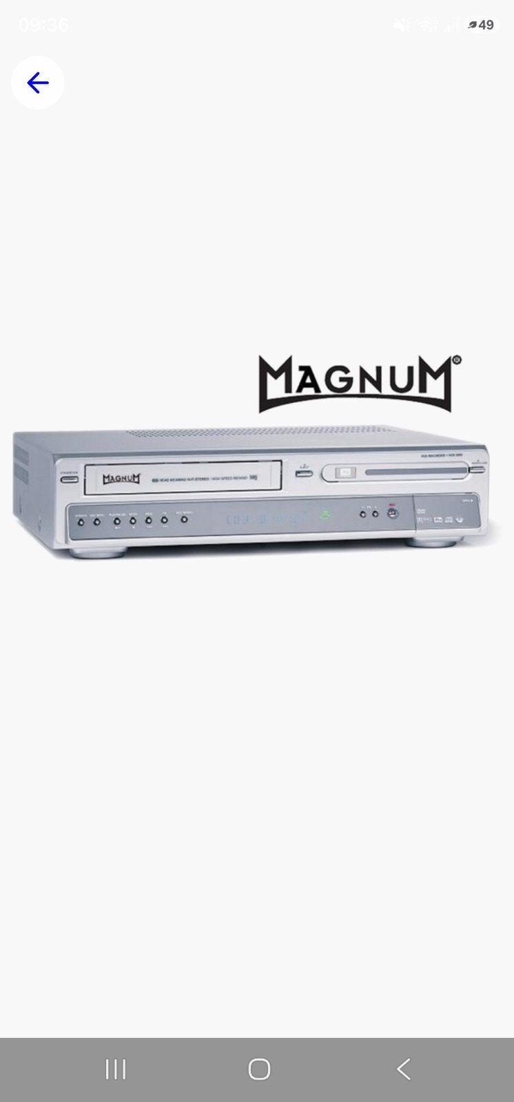 dvd combinatie vhs recorder, nieuw in doos, Ophalen of Verzenden, Nieuw, Dvd-recorder, Overige merken
