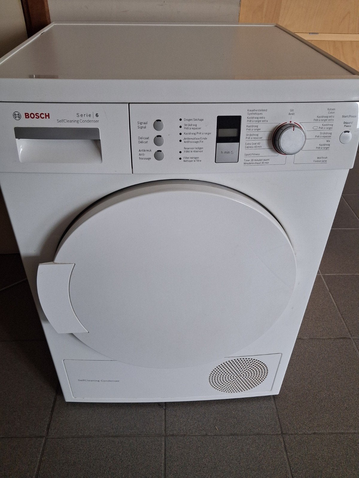 Bosch droogkast, Enlèvement