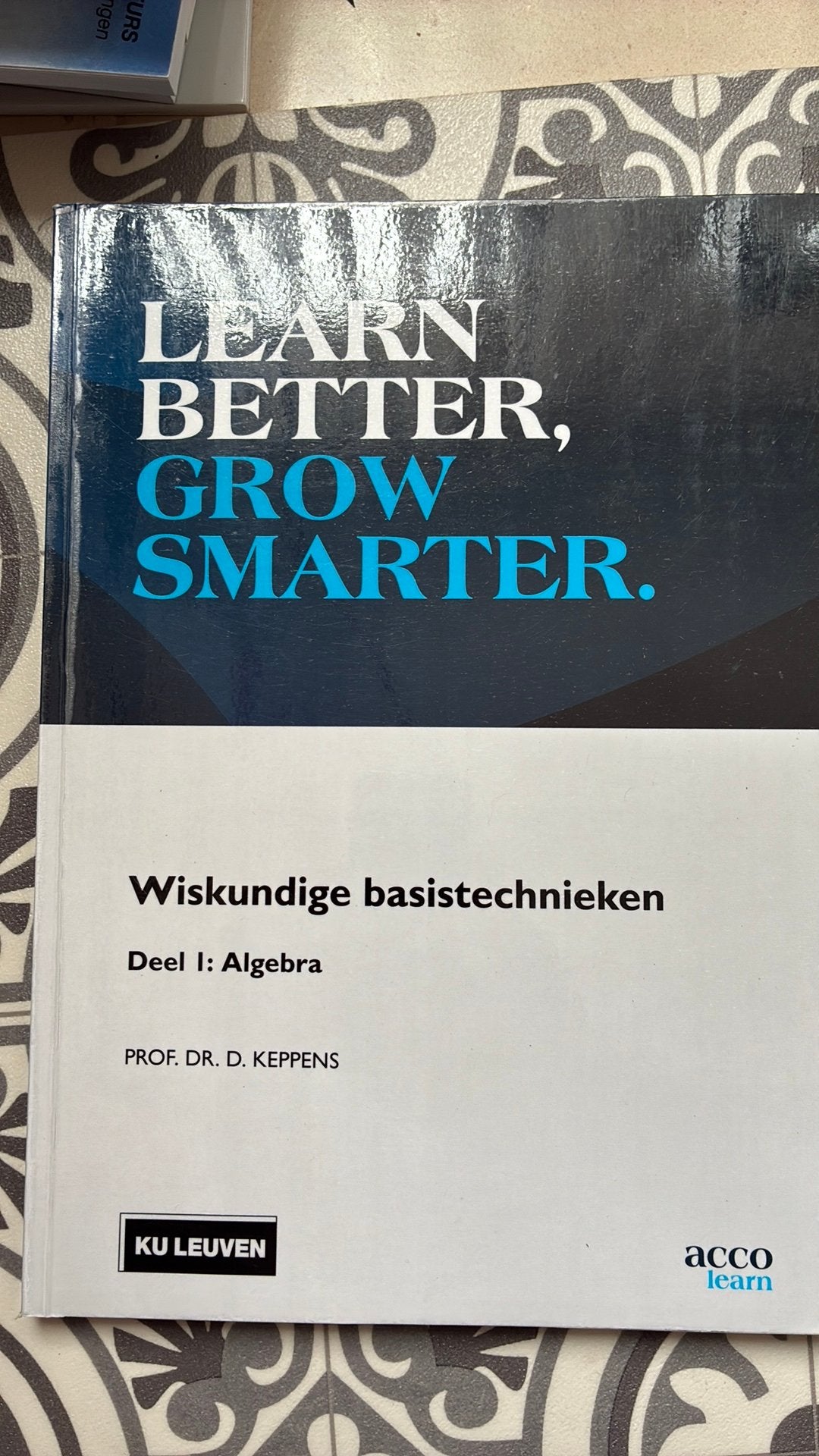 Dirk Keppens - Wiskundige basistechnieken, Ophalen, Dirk Keppens