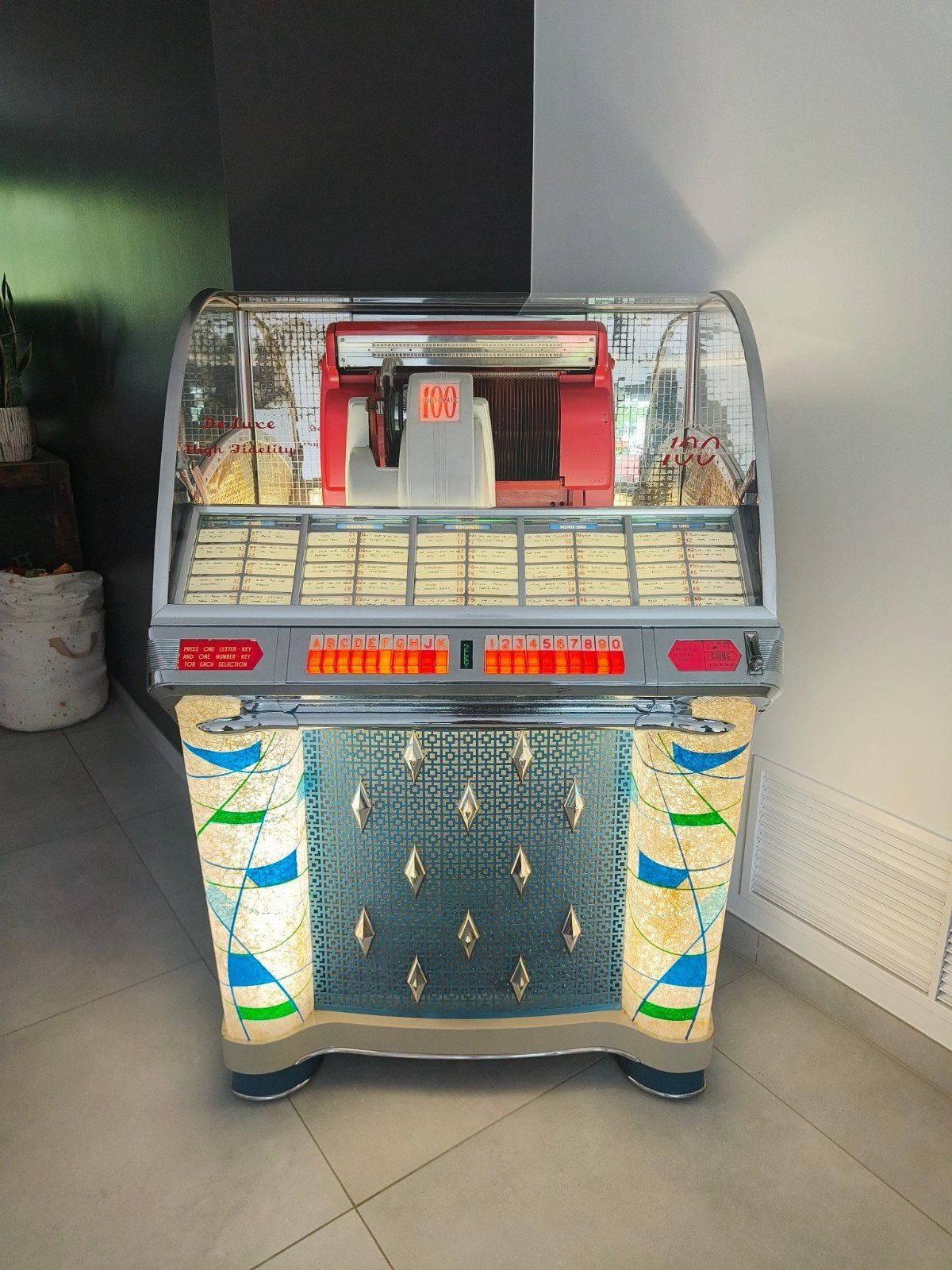 Jukebox Seeburg Select-o-matic 100 (1953), Collections, Enlèvement, Utilisé, 1950 à 1960, Seeburg