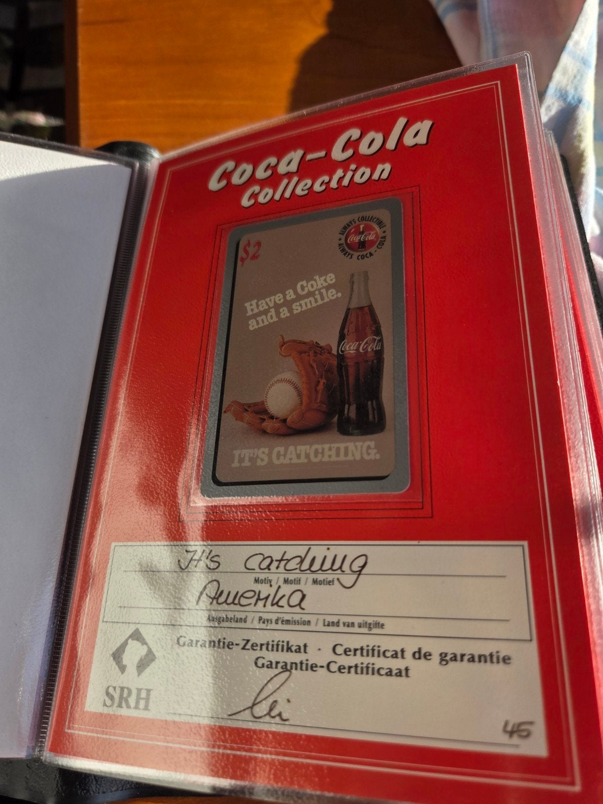 Cartes de visite Coca Cola, Collections, Enlèvement