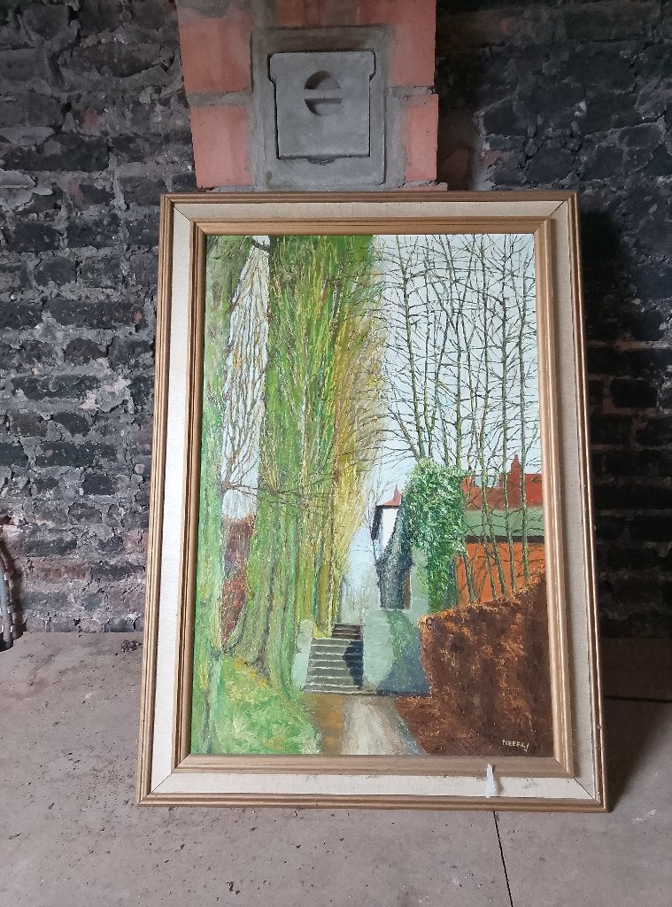 Grande peinture à l'huile, Antiquités & Art, Enlèvement, Peinture à l'huile