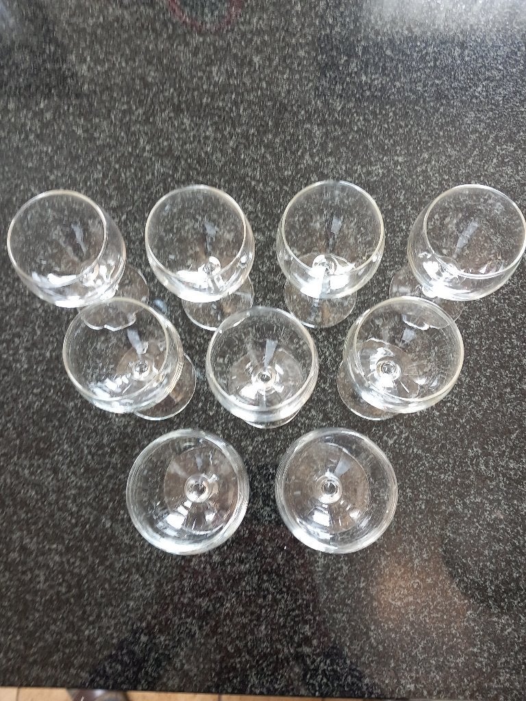 Kristallen Aperitief Glaasjes ( nieuw 9 x ), Huis en Inrichting, Ophalen, Nieuw, Glas, Glas of Glazen