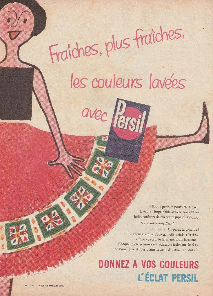 oude reclame waspoeder Persil, Verzamelen, Ophalen of Verzenden, Zo goed als nieuw, Overige typen