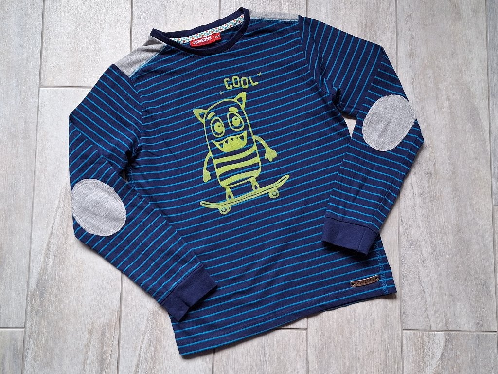 ★ M140 - Longleeve Someone, Kinderen en Baby's, Kinderkleding | Maat 140, Gebruikt, Ophalen of Verzenden, Someone, Shirt of Longsleeve