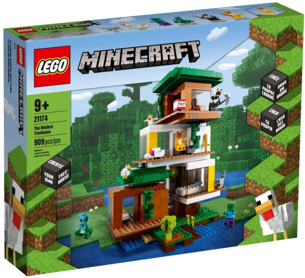 LEGO 21174 Minecraft The Modern Treehouse – Neuf – Retired, Kinderen en Baby's, Minecraft, Nieuw, Ophalen of Verzenden, Complete set