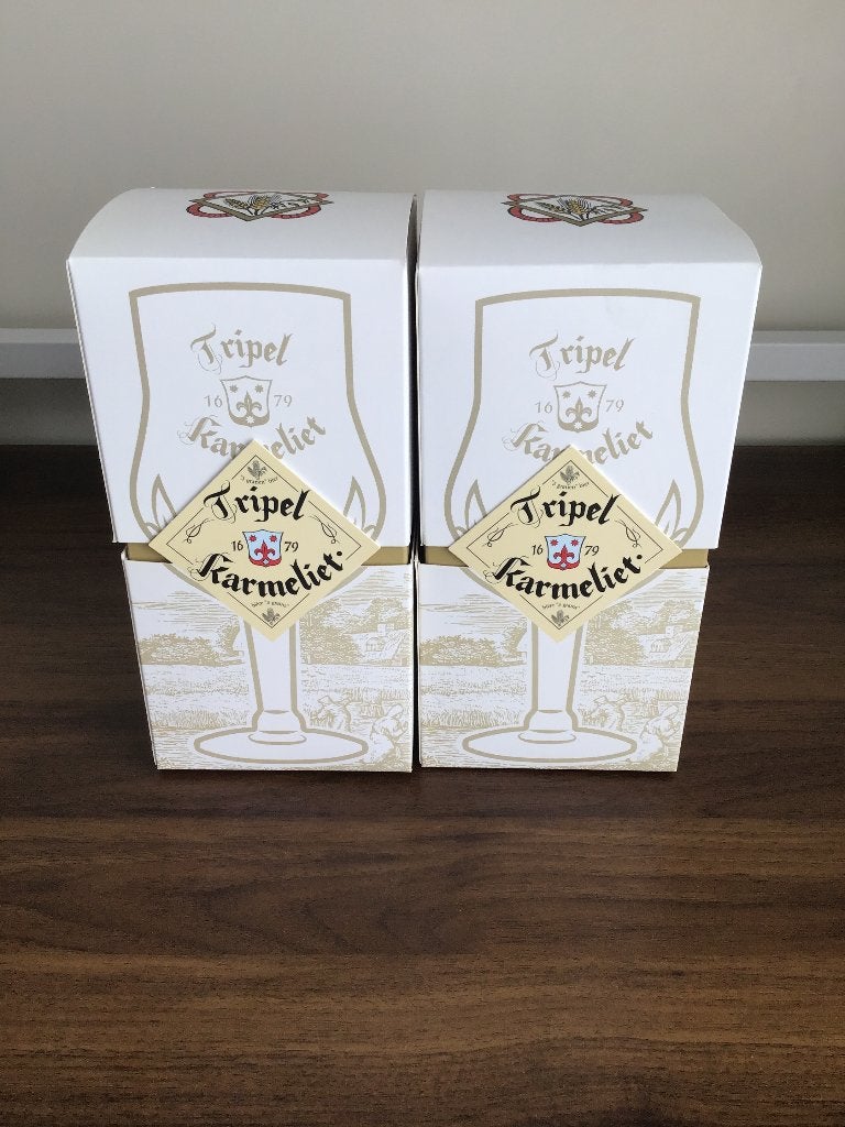 2 x bierglas Tripel Karmeliet., Ophalen, Nieuw, Bierglas