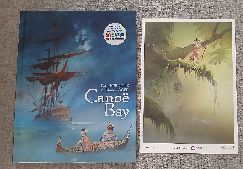 BD Canoë Bay EO Ex-libris signé Oger Prugne Neuf, Une BD, Enlèvement ou Envoi, Neuf