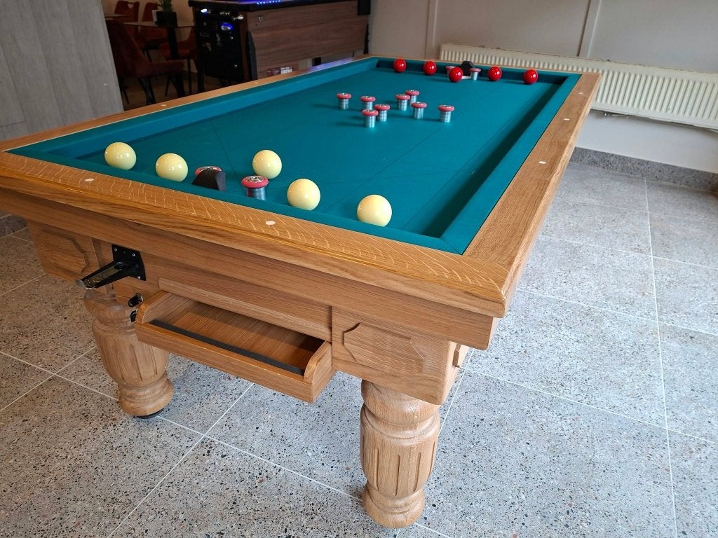 Competitiebiljarts., Sport en Fitness, Ophalen, Zo goed als nieuw, Biljarttafel