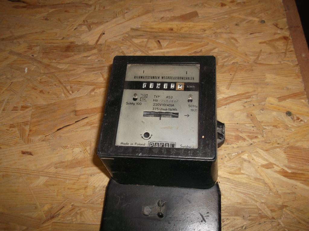 kwh tussen meter, Doe-het-zelf en Bouw, Ophalen, Gebruikt