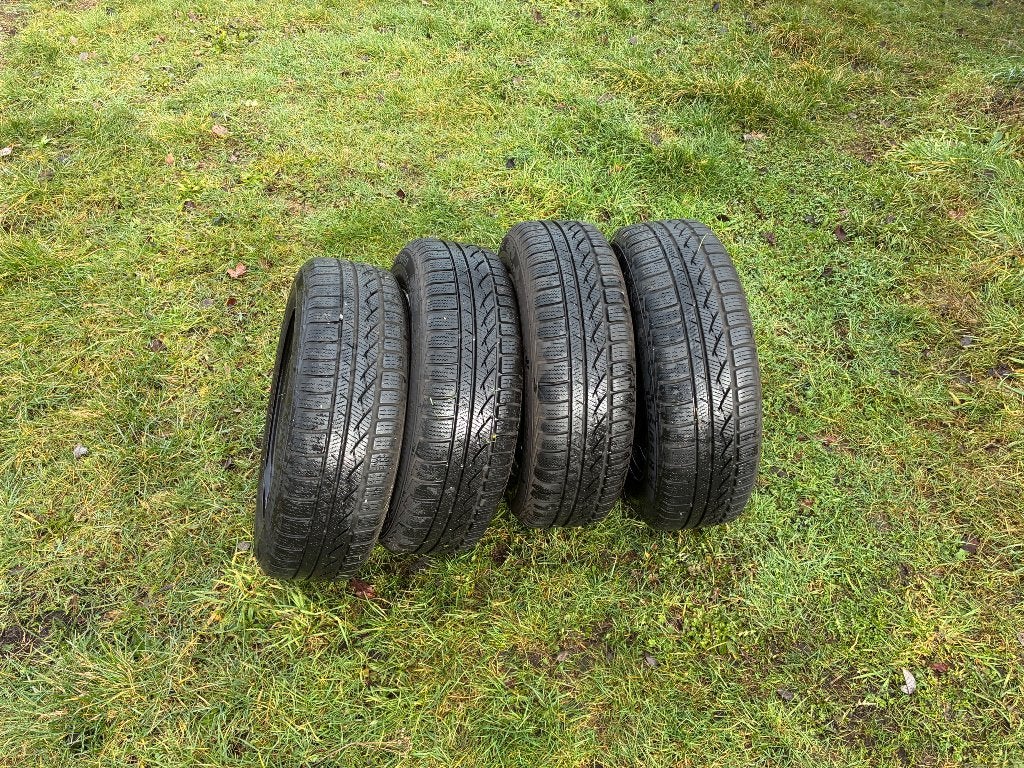 Winterbanden continental 185/65r15, Ophalen, Gebruikt, 15 inch, Banden en Velgen