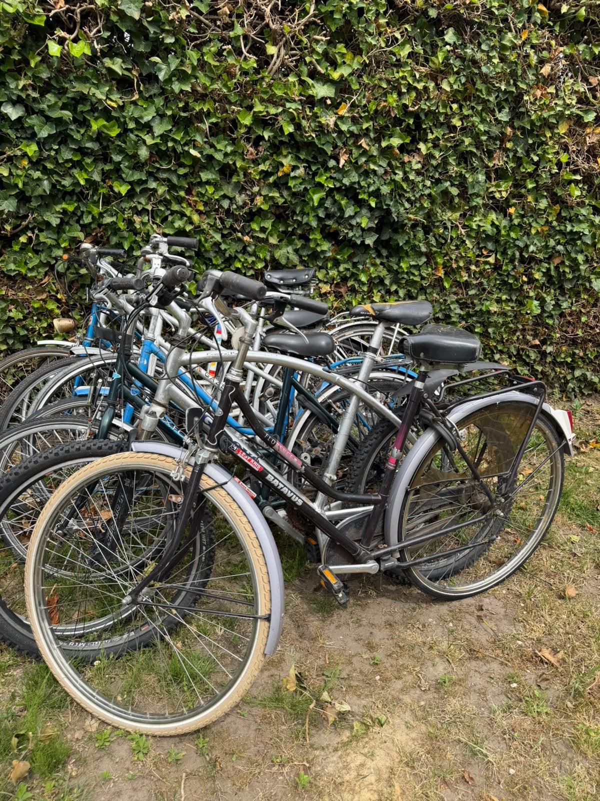8 fietsen, Ophalen